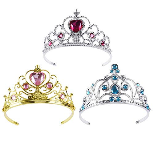 Novelty Girls Princess Tiara Crown w/Comb For Kids Dress up Hair Accessory Novelty Girls Princess Tiara Crown w/Comb For Kids Dress up Hair Accessory